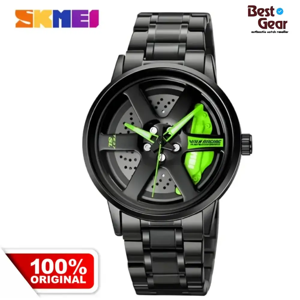 SKMEI 1787 - Wheels Rolling (Green)