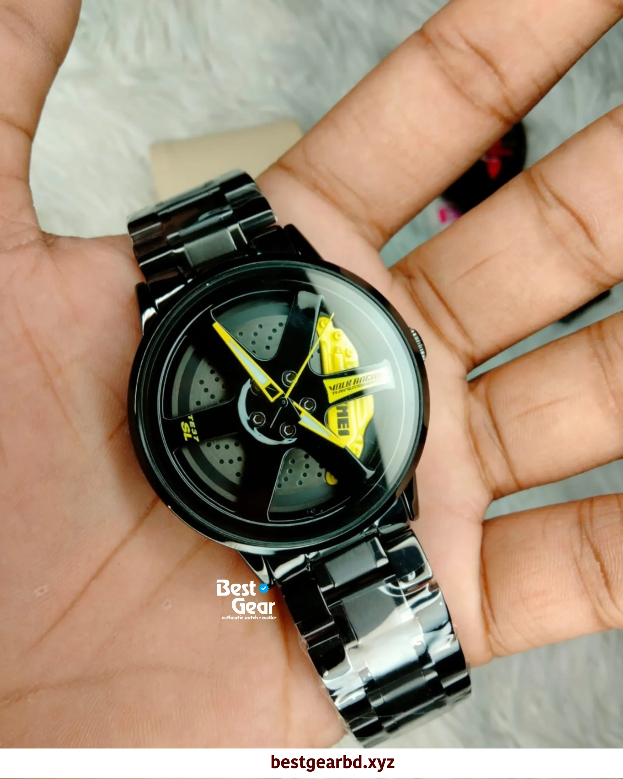 SKMEI 1787 - Wheels Rolling (Yellow) - Image 2