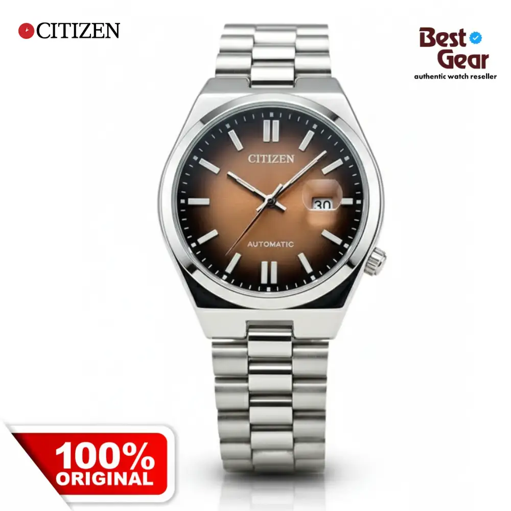 CITIZEN Tsuyosa 8210 Watch - Silver Brown