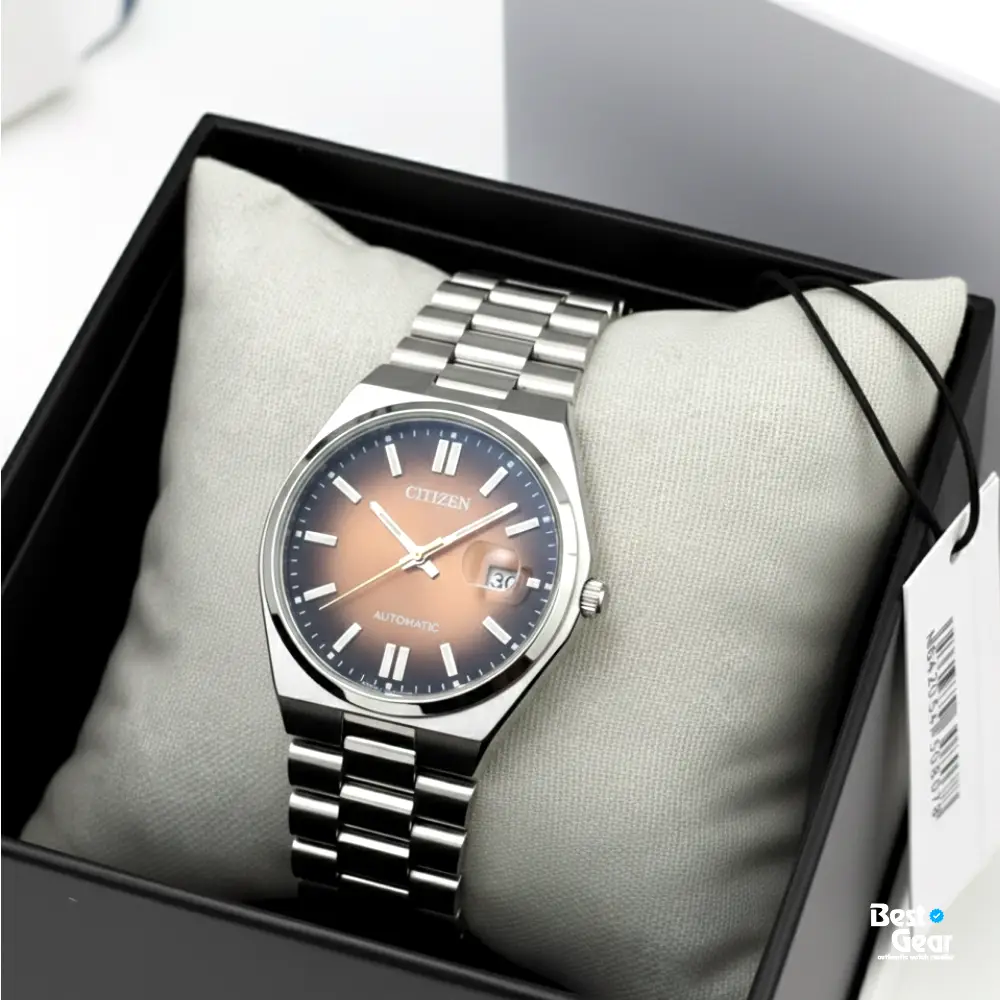 CITIZEN Tsuyosa 8210 Watch - Silver Brown - Image 3