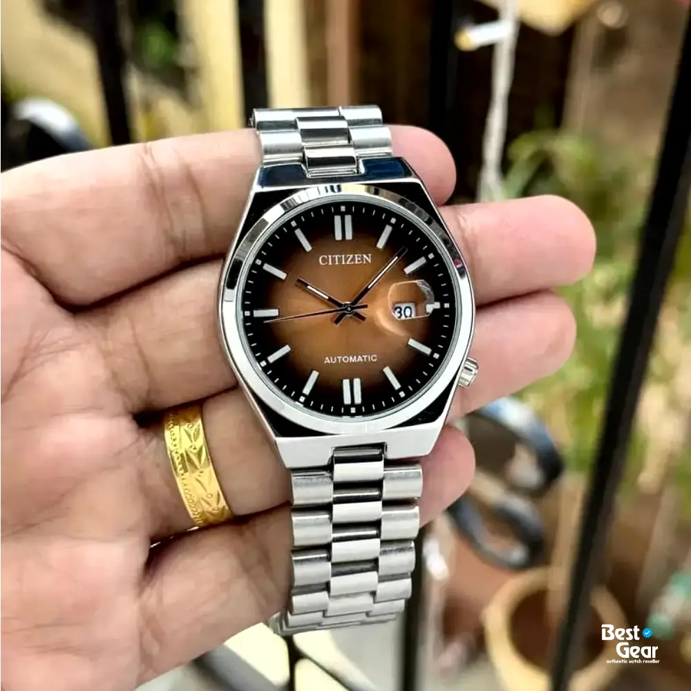 CITIZEN Tsuyosa 8210 Watch - Silver Brown - Image 2