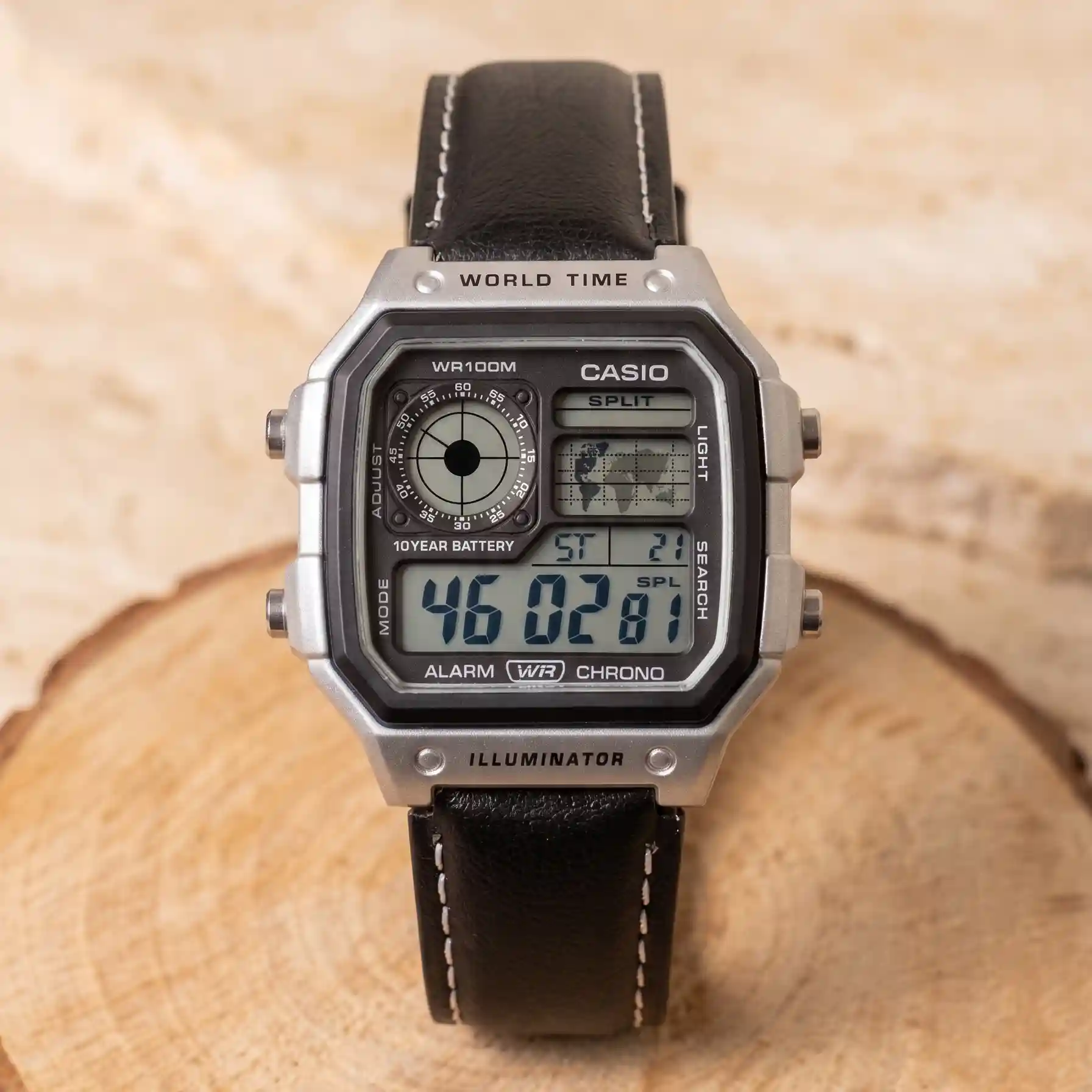 CASIO AE-1200WHL-5AV - Silver Black - Image 3