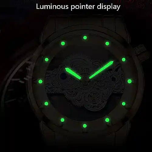 BESTWIN BW911 Mens Quartz Watch - Full Gold - Image 5