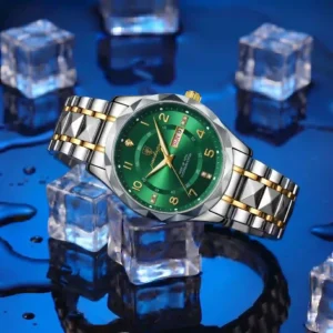 POEDAGAR 615 Watch (123 Version) - Gold Green